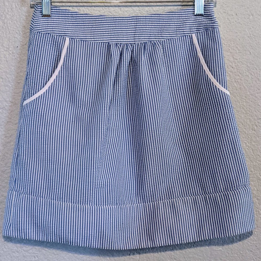 Seersucker Skirt